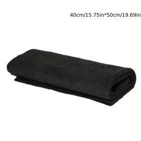 1pc Thickened Magic Cleaning Cloth For Countertop Window Glass, Cleaning Tool For Home Car Boat, Kitchen Accessories (Color: Black, size: 15.7x19.7inch)